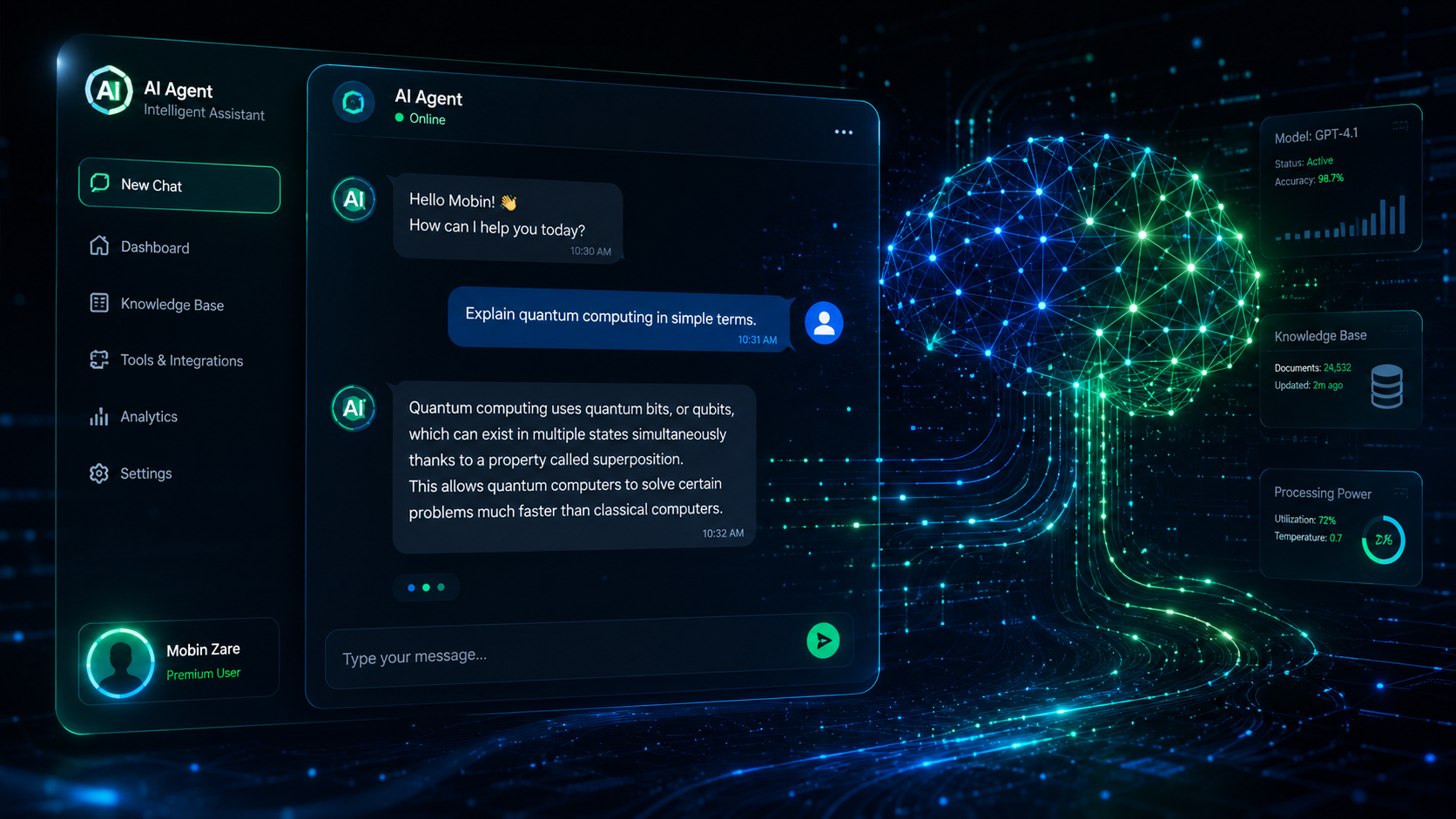 ایجنت AI پشتیبانی مشتری